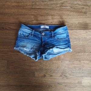 denim shorts hollister